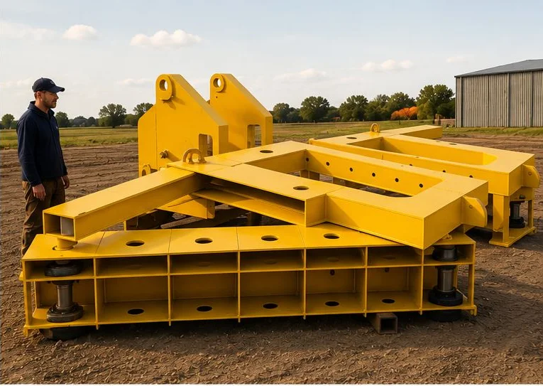 Heavy-duty fabricated frame